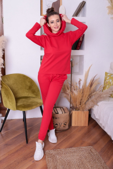 Красный женский костюм ElenaTex